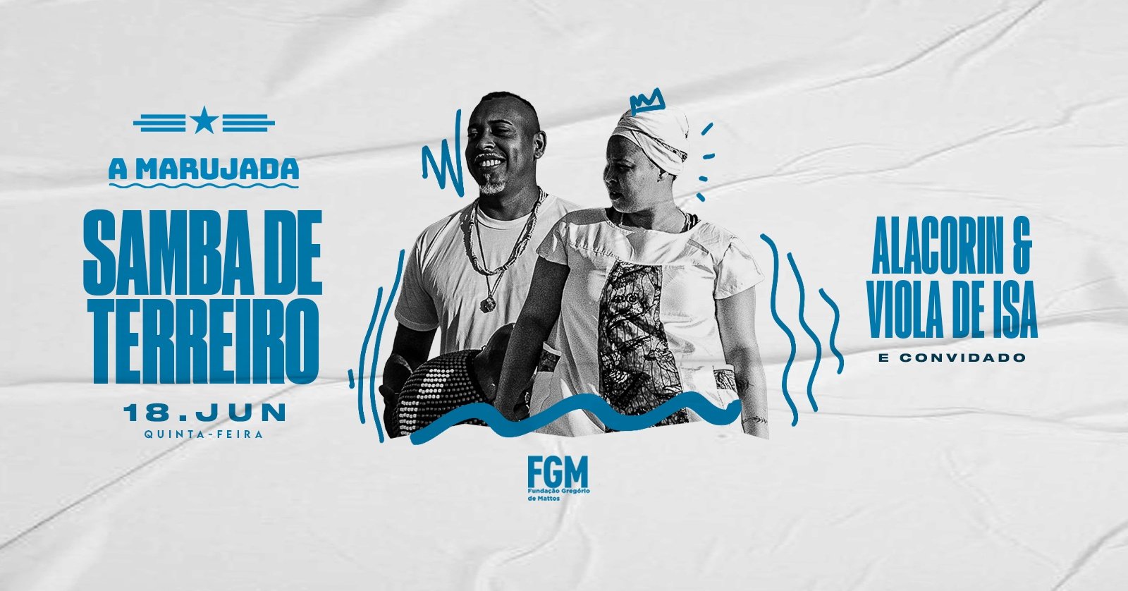 SAMBA DE TERREIRO: Alacorin e Viola de Isa (20h a 1h)