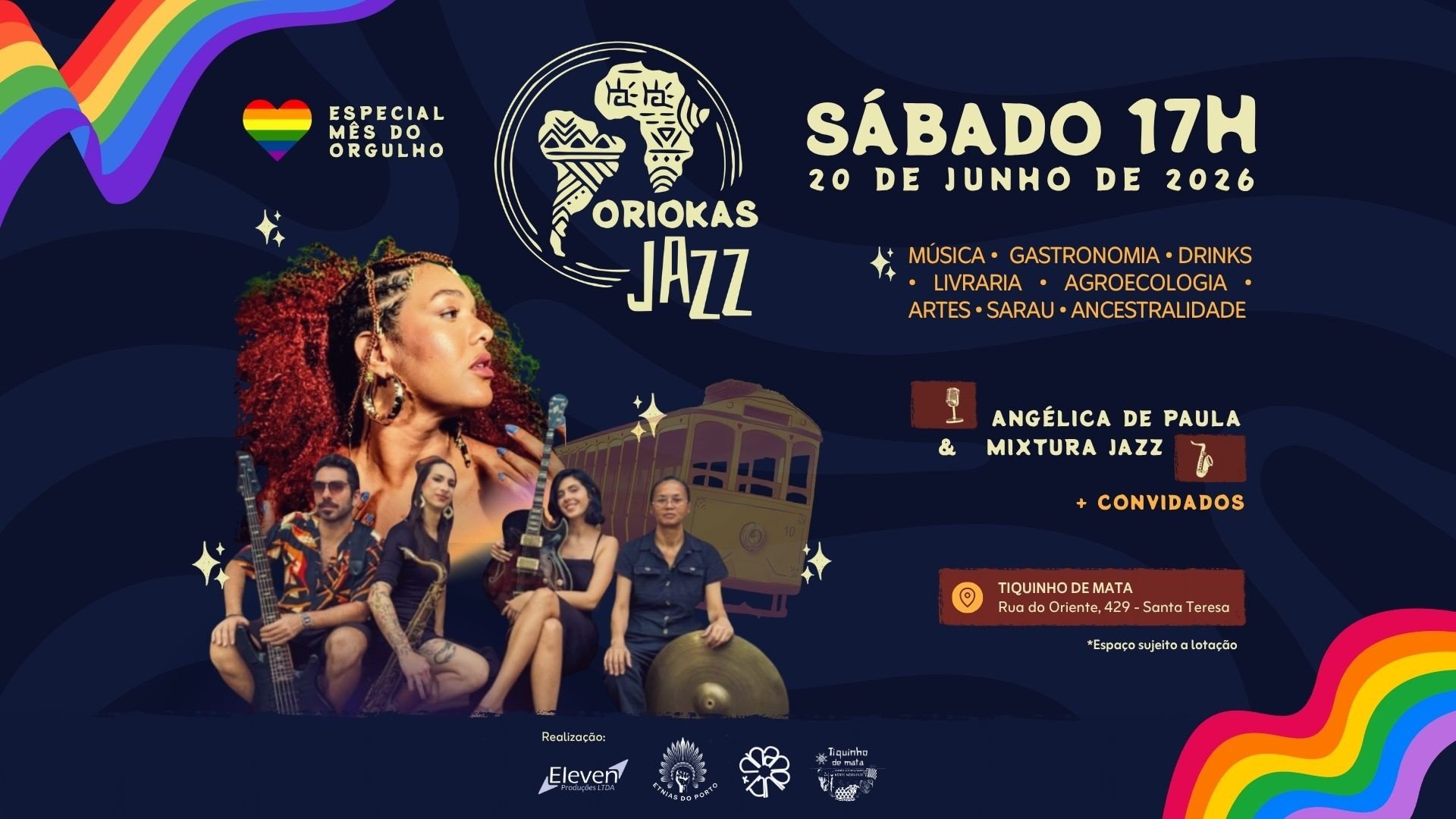 Oriokas Jazz Especial Mês do Orgulho Lgbtqiapn+