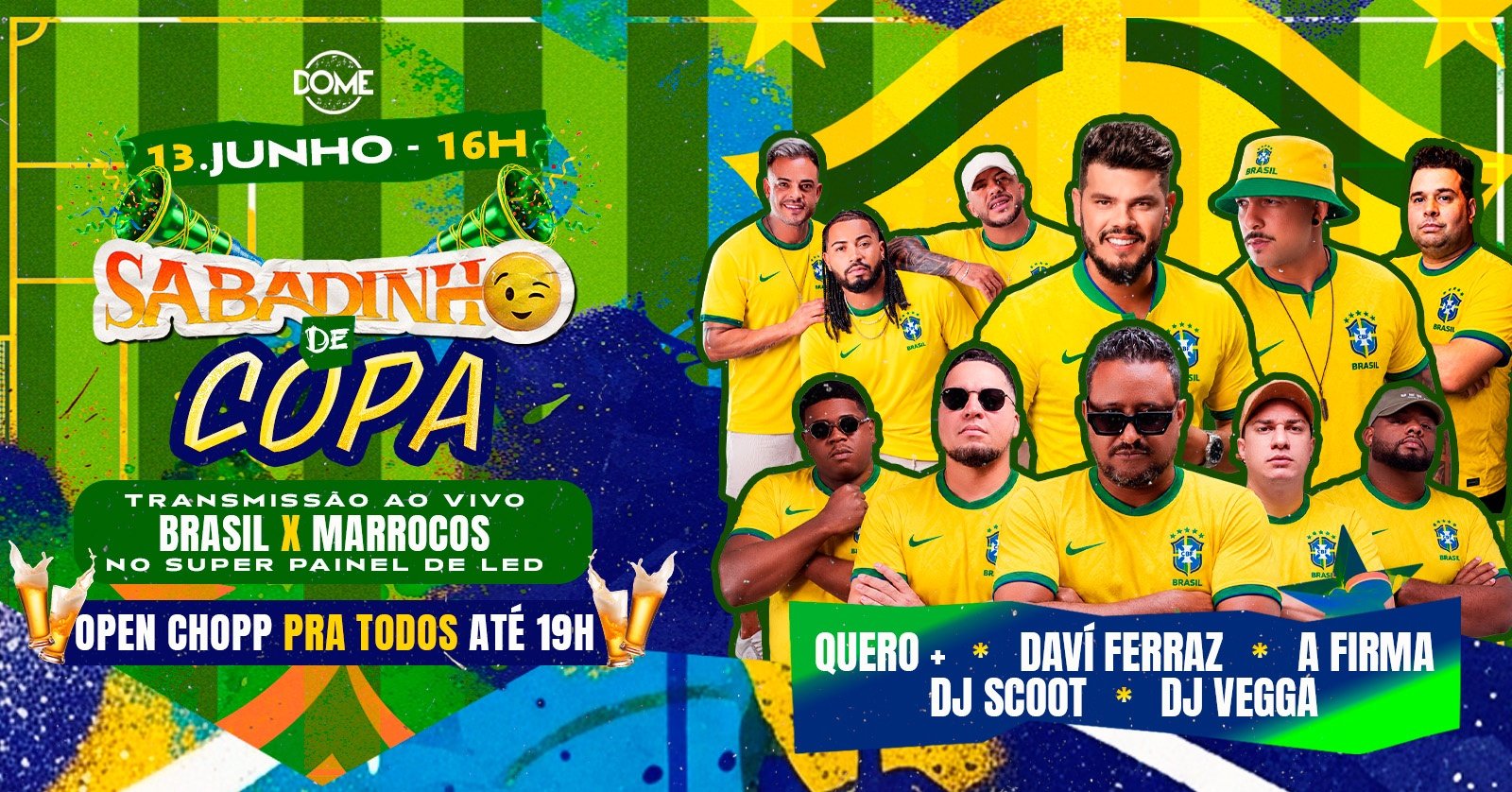 Sabadinho de Copa | 13/06 | 16 Hrs