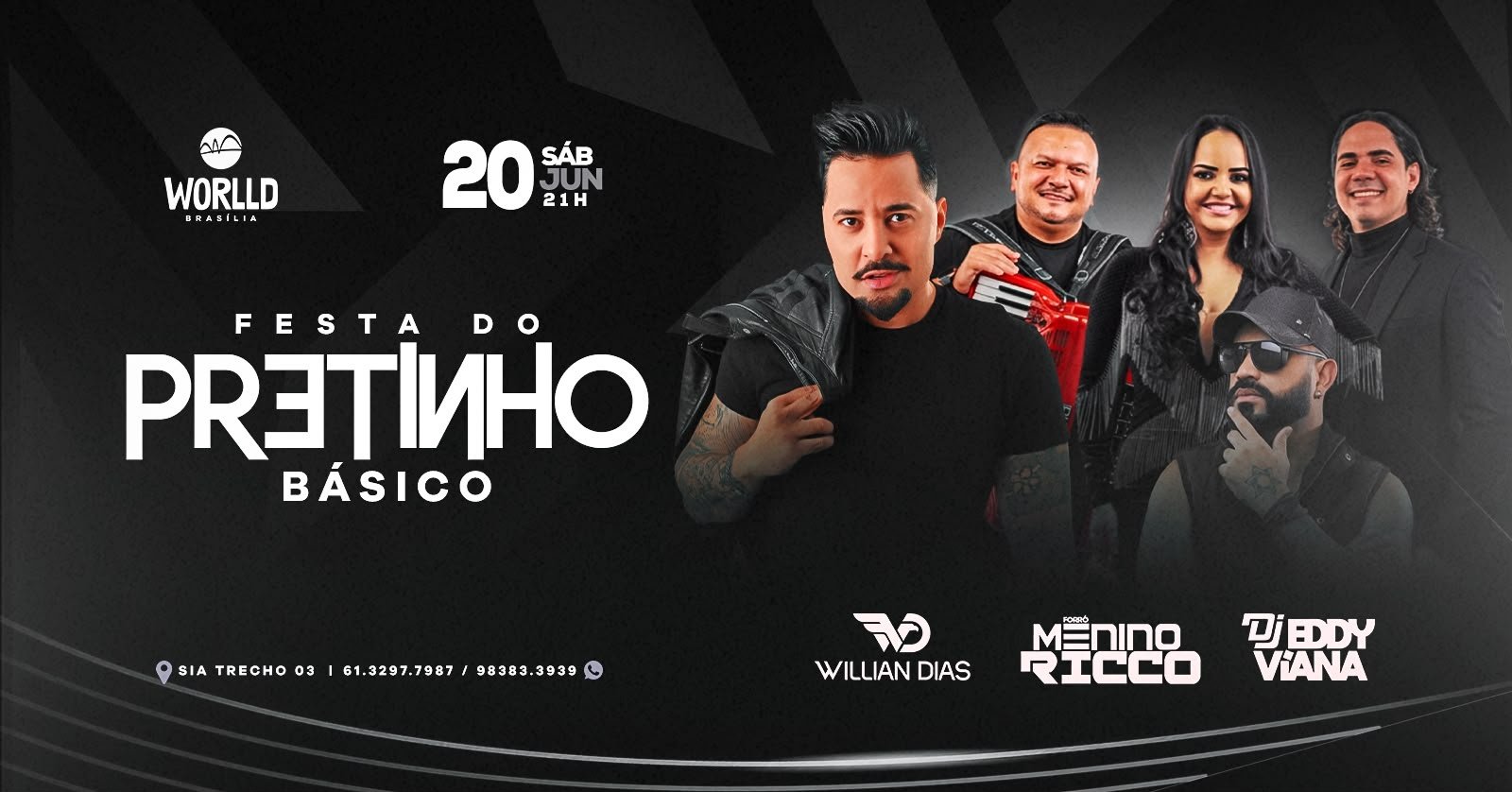 Festa do Pretinho Básico | Worlld Brasília