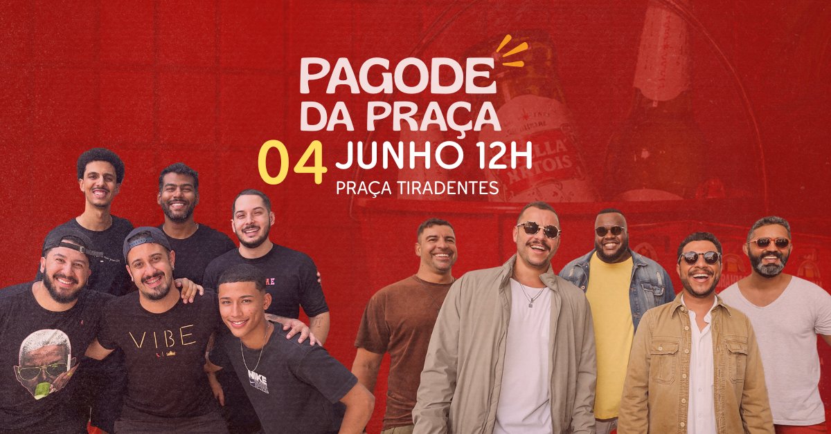 Pagode na Praça | 04/06 (feriado)