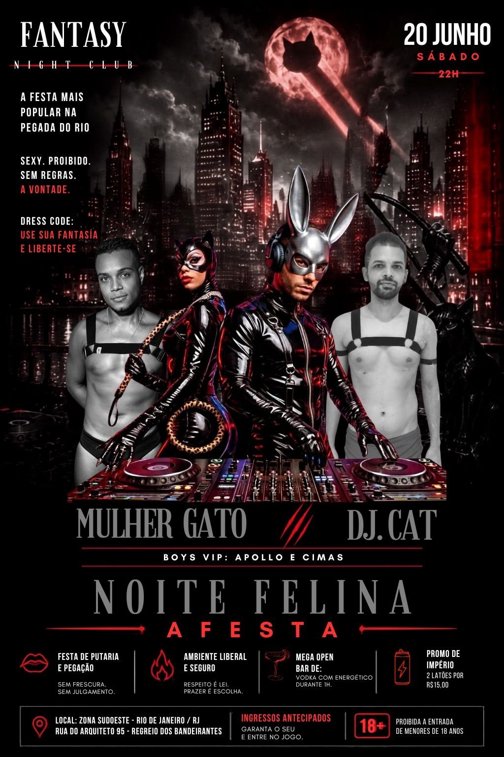 Fantasy Noite Felina