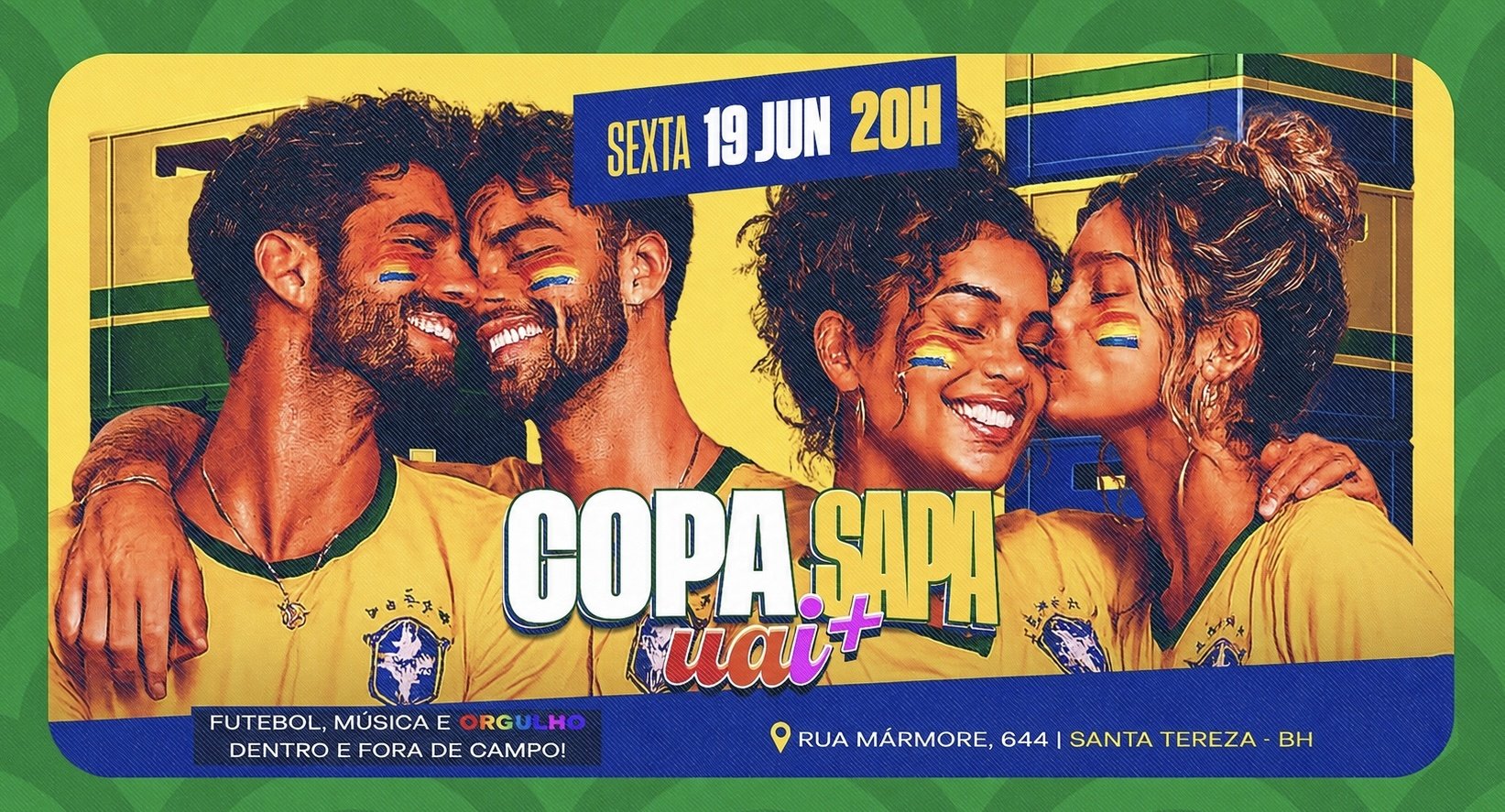 Copa sapauai + (Brasil x Haiti)