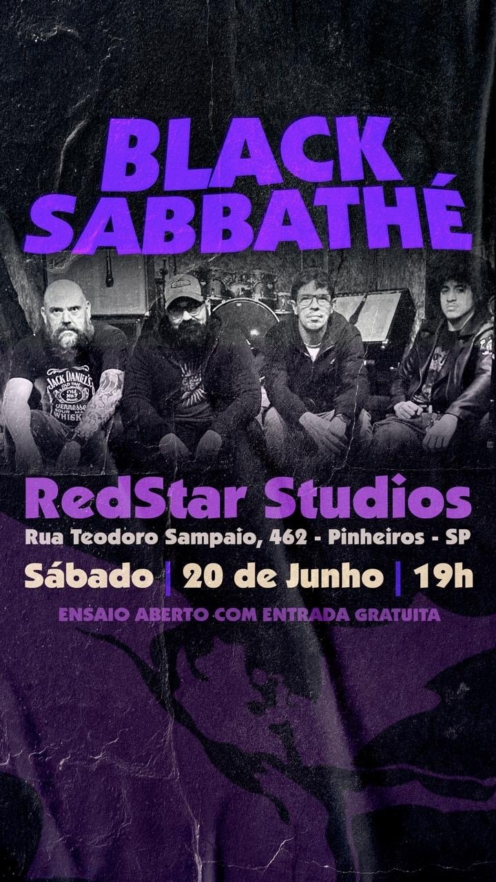 Ensaio aberto Black Sabbathé