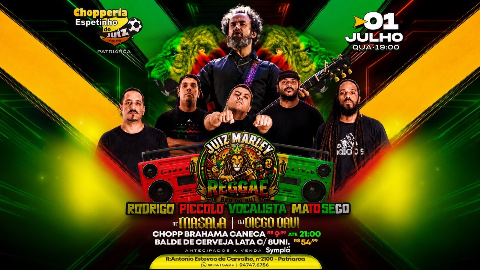 Juiz Marley Rodrigo Piccolo (vocalista Mato Seco)