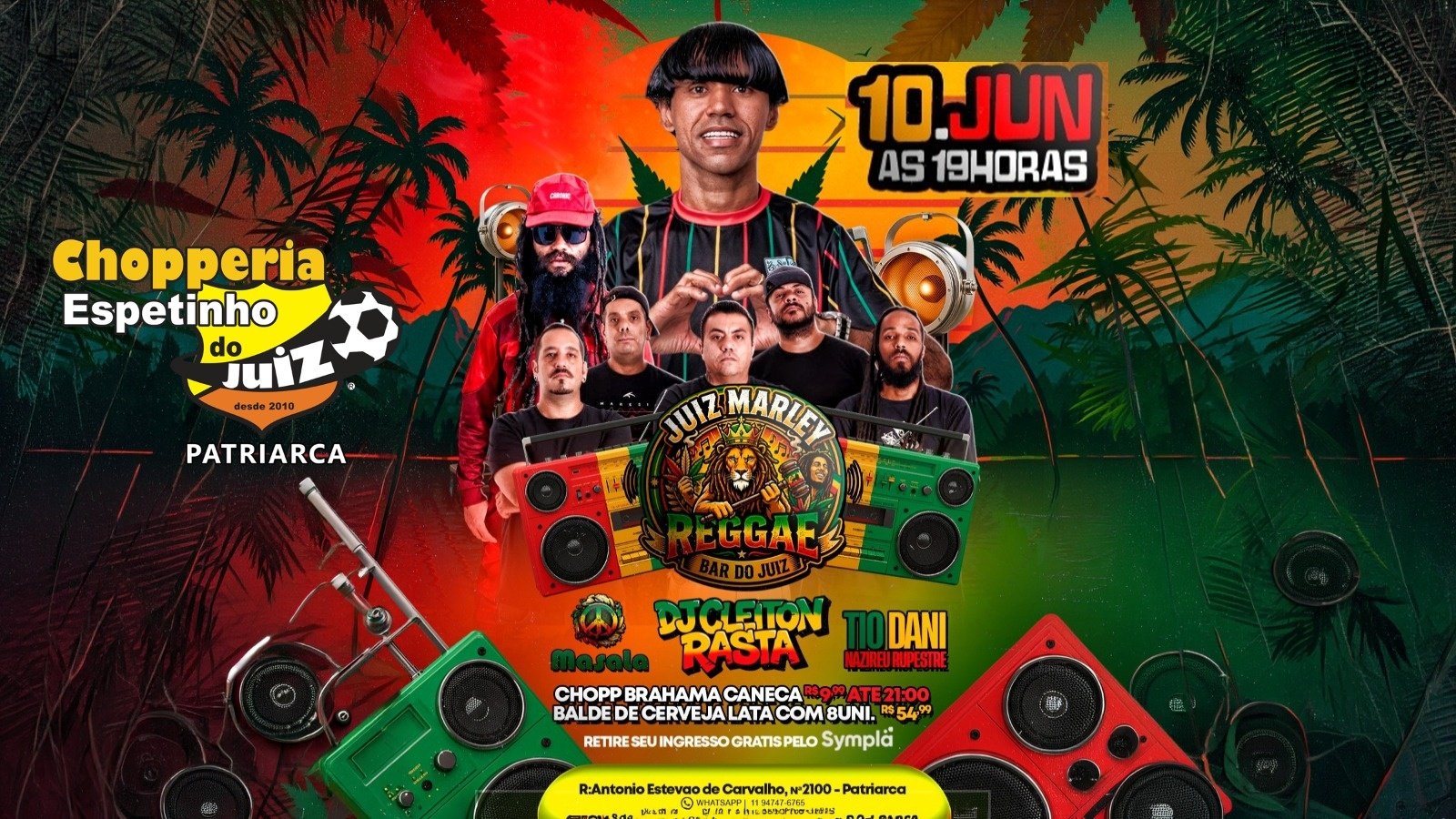 Juiz Marley | Reggae Bar do Juiz | Patriarca
