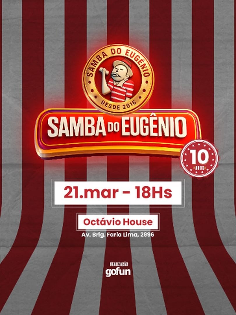 Flyer - Samba do Eugênio - Alô 2026