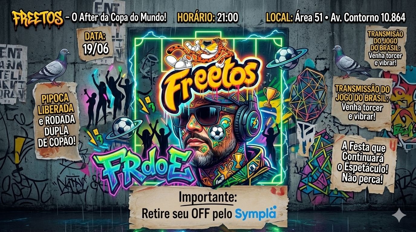 Freetos o After da Copa na Área 51