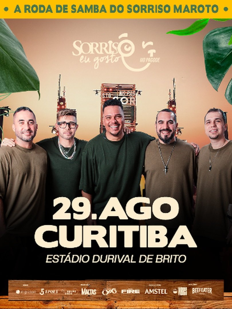Sorriso Eu Gosto no Pagode Curitiba
