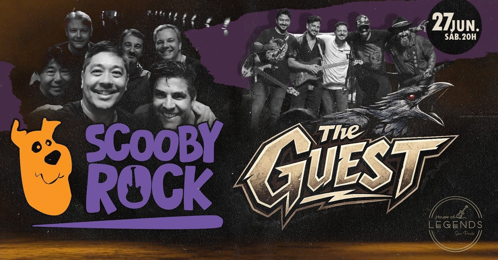 Bandas Scooby Rock e The Guest