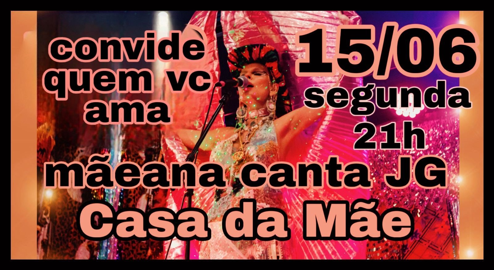 Mãeana Canta Jg na Casa da Mãe