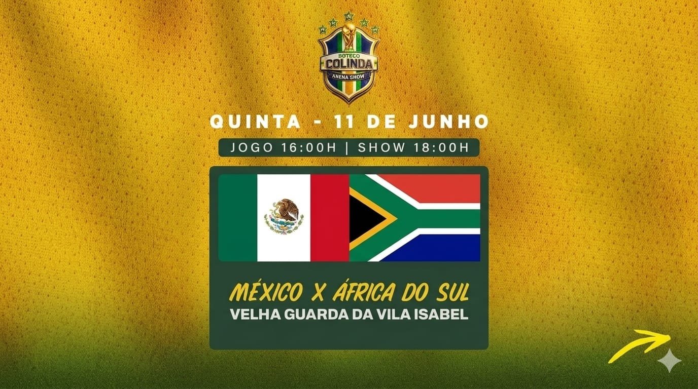 Boteco Colinda Arena Show Abertura da Copa