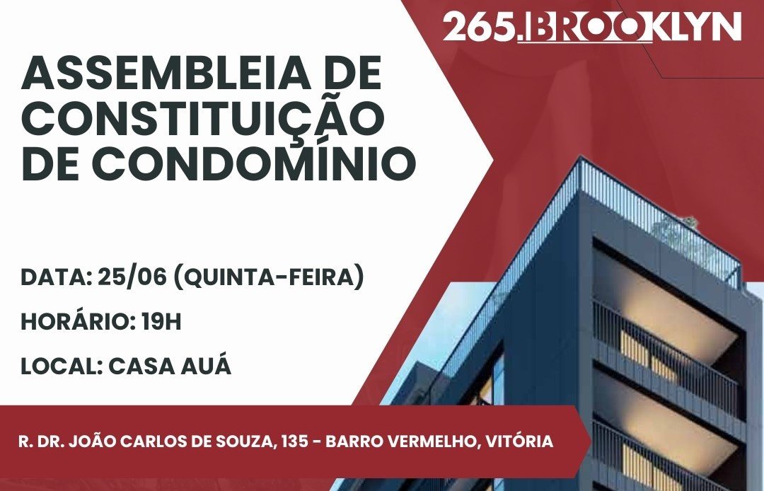 Assembleia de Instalação de Condomínio 265.brooklyn