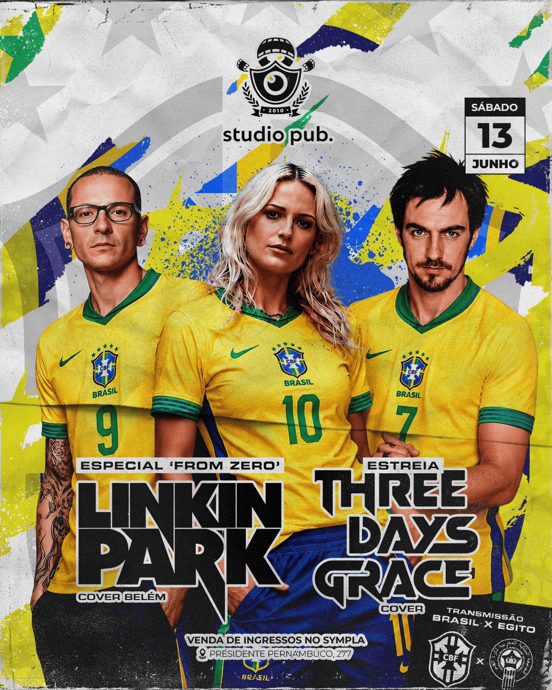 Linkin Park + Three Days Grace @studiopub 13/06