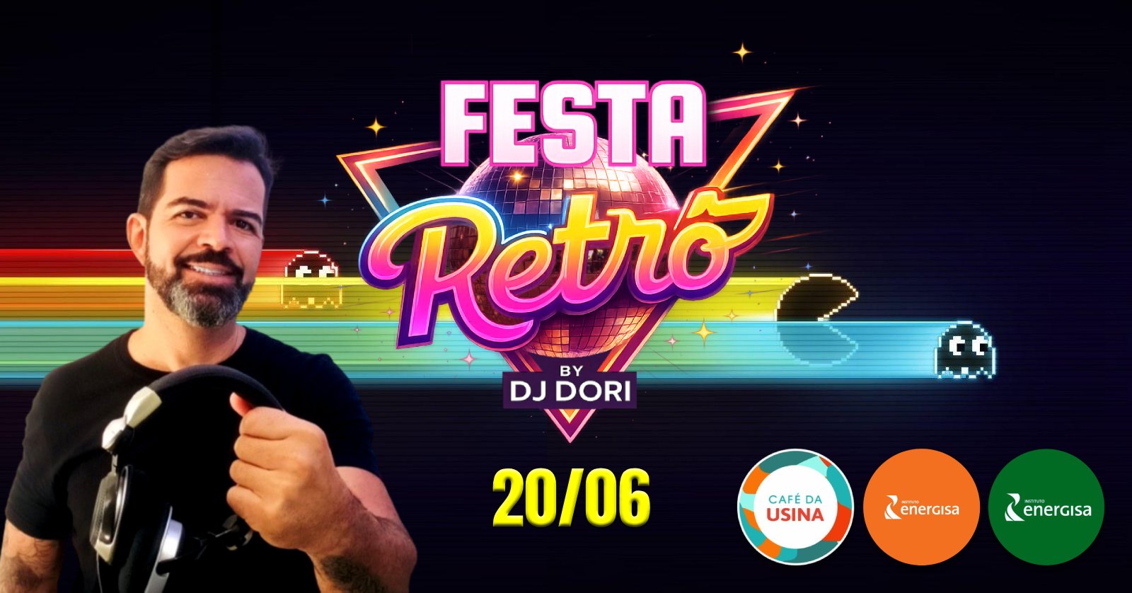 Festa Retrô com DJ Dori | Hits Anos 70, 80, 90 e 2000