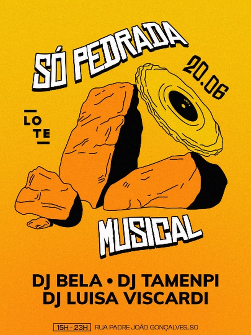 Só Pedrada Musical: Dj Tamenpi, Bela e Luisa Viscardi