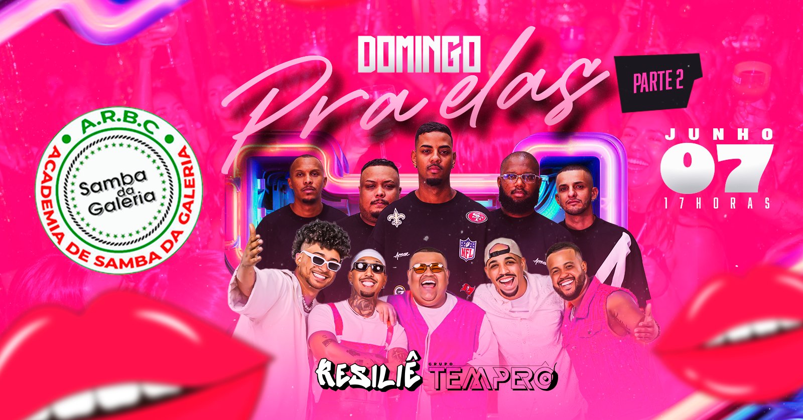 Domingo Pra Elas Parte 2 ( Samba da Galeria ) 07.06