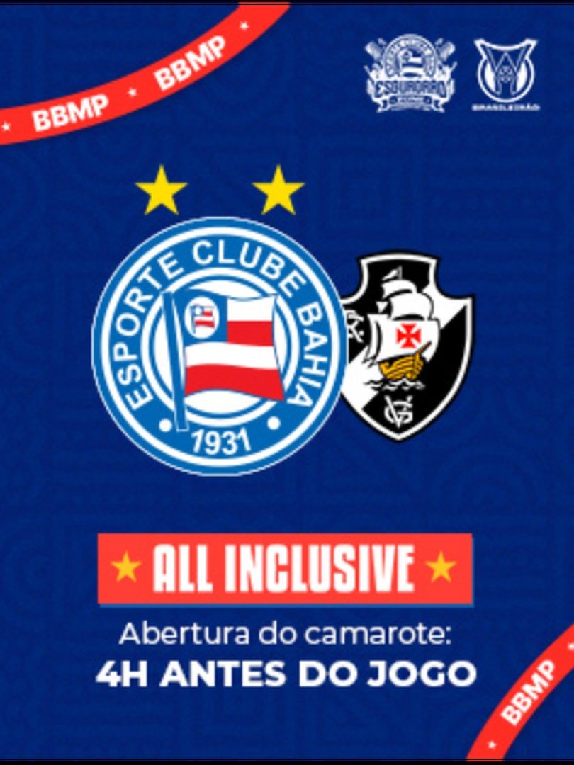 Camarote EsquadrãoZone Bahia x Vasco