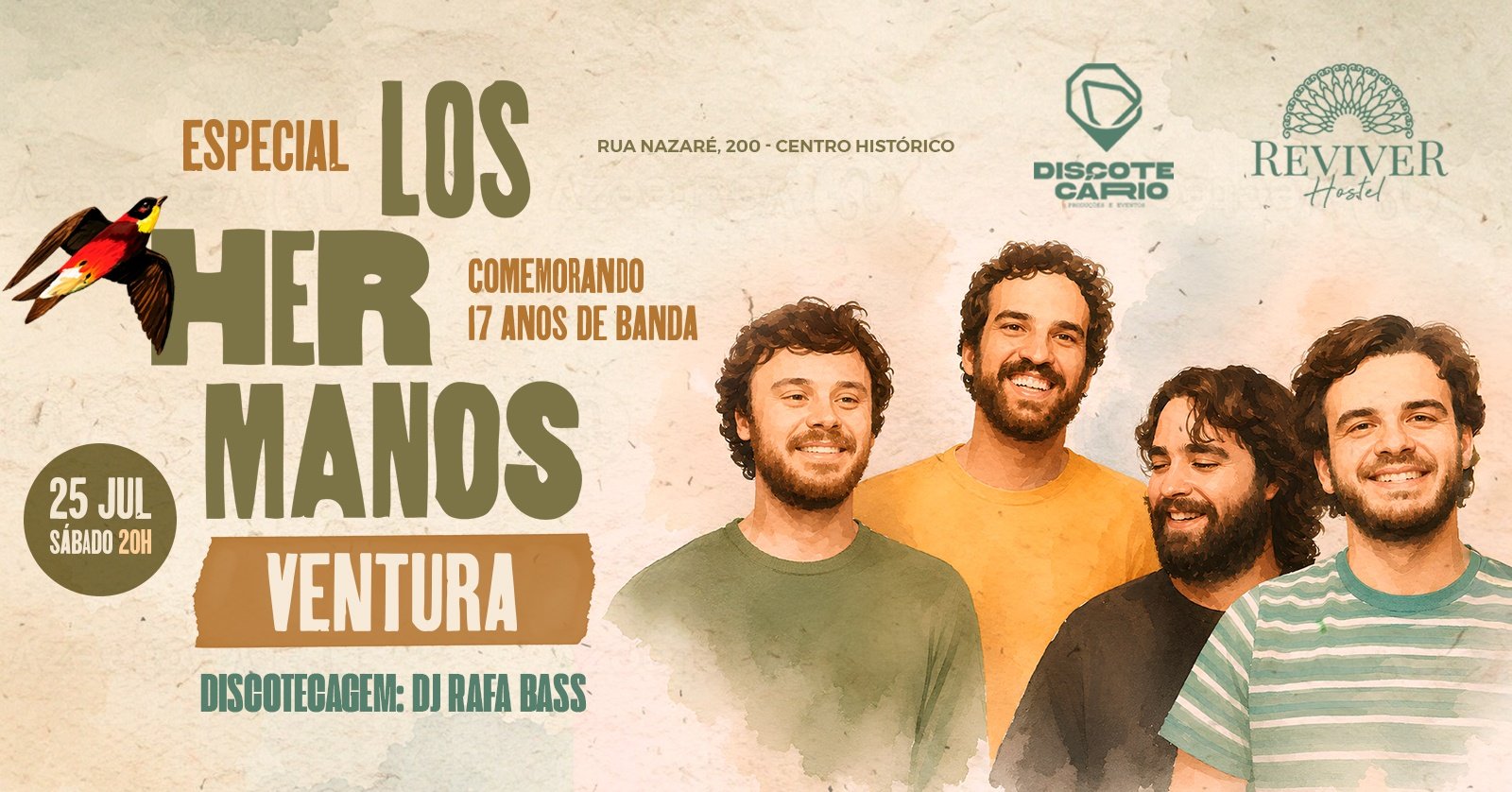 Especial Los Hermanos, por Banda Ventura Aniversário de 17 Anos da Banda.
