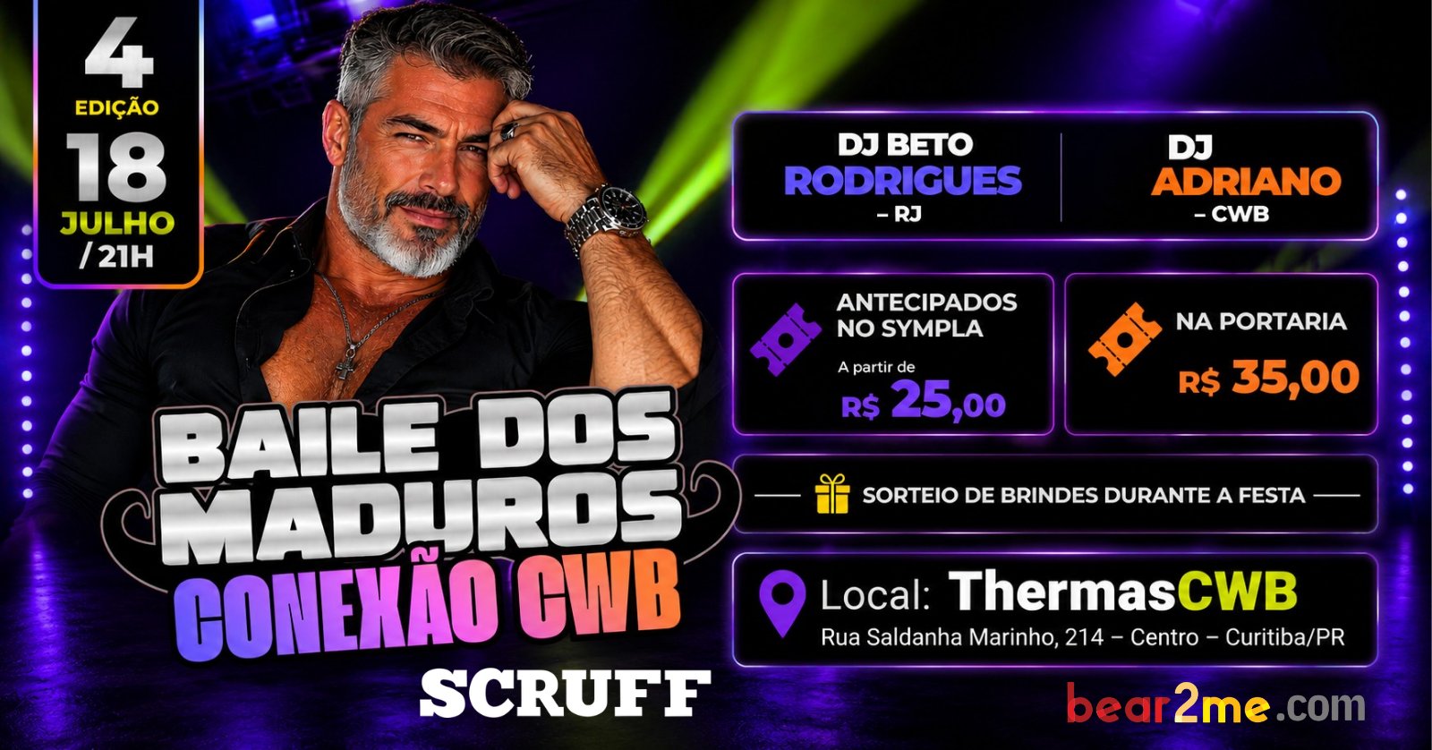18/07 | 4ª Edição do Baile dos Maduros Conexão Curitiba