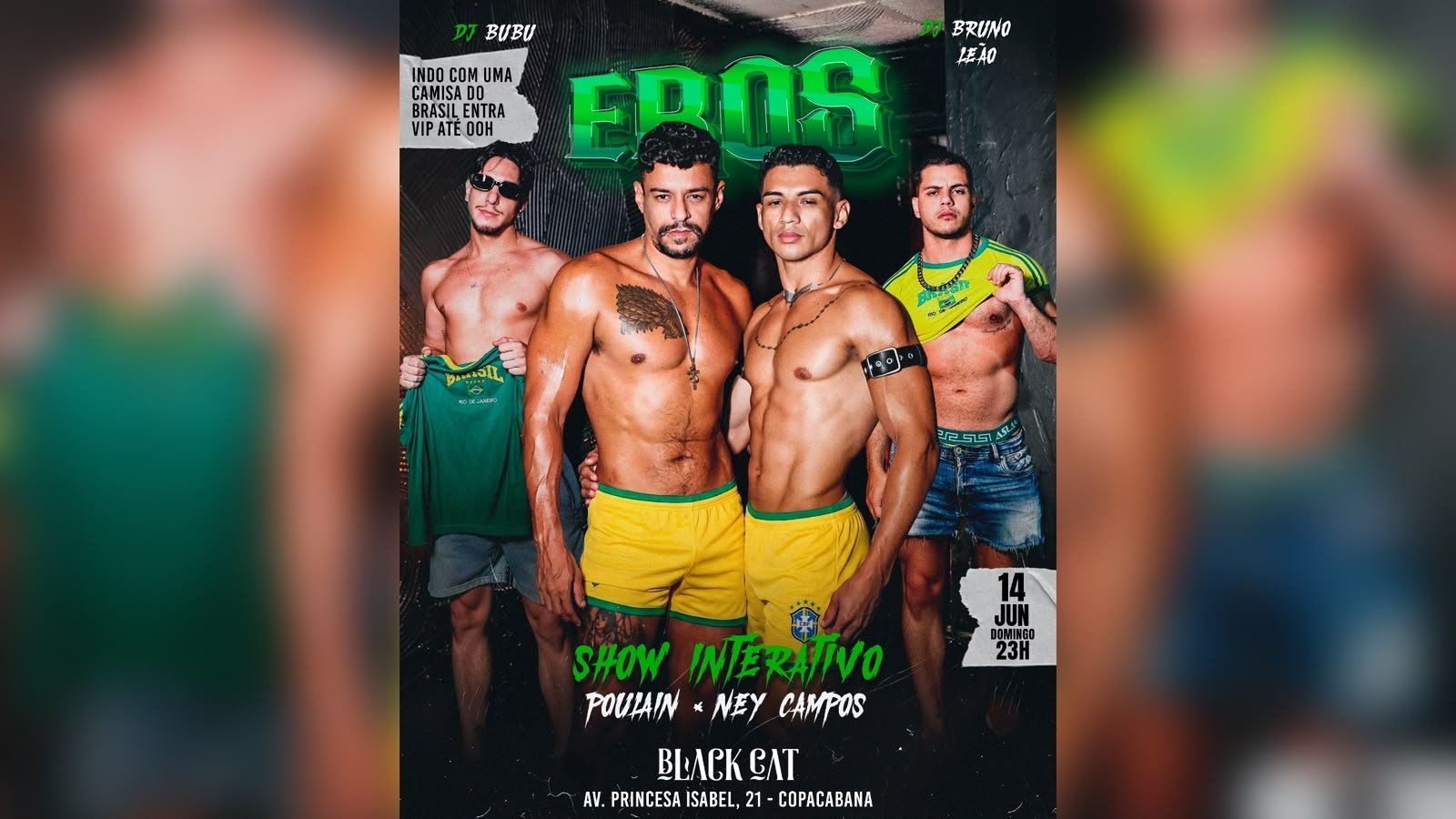Black Cat: EROS |Domingo, 14 de junho 23h