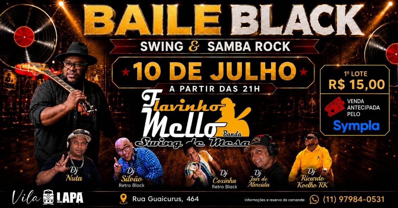Baile Black Swing & Samba Rock