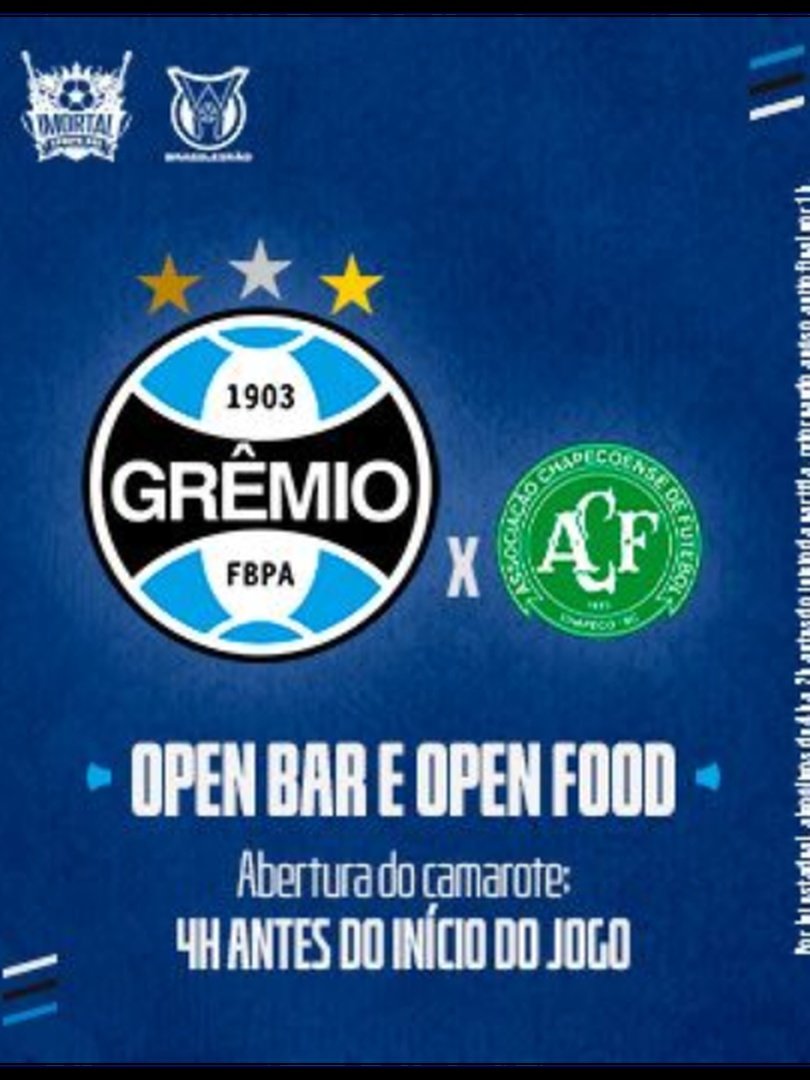 Imortal Sports Bar Grêmio x Chapecoense