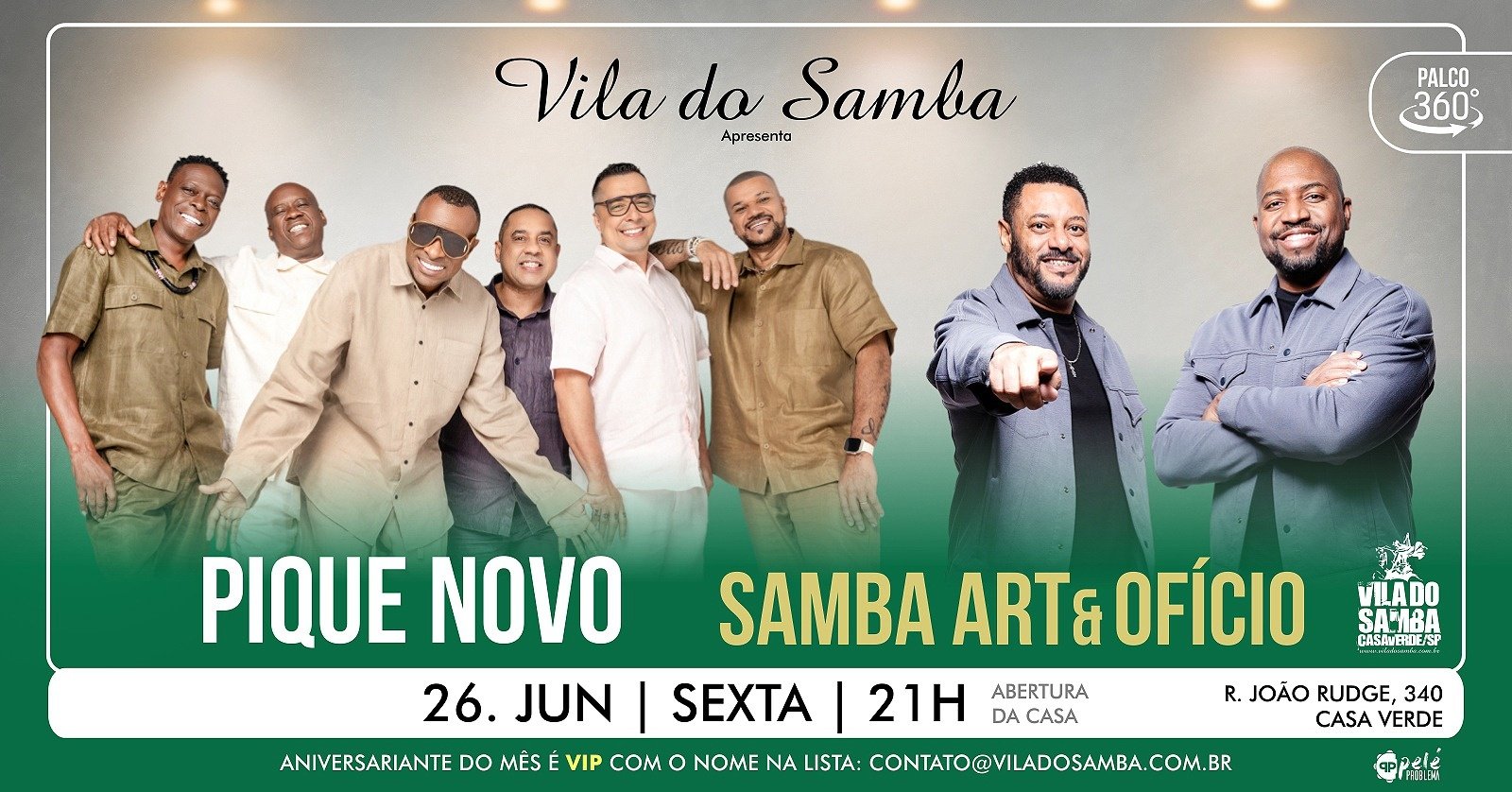 Pique Novo e Samba Art Oficio na Vila do Samba