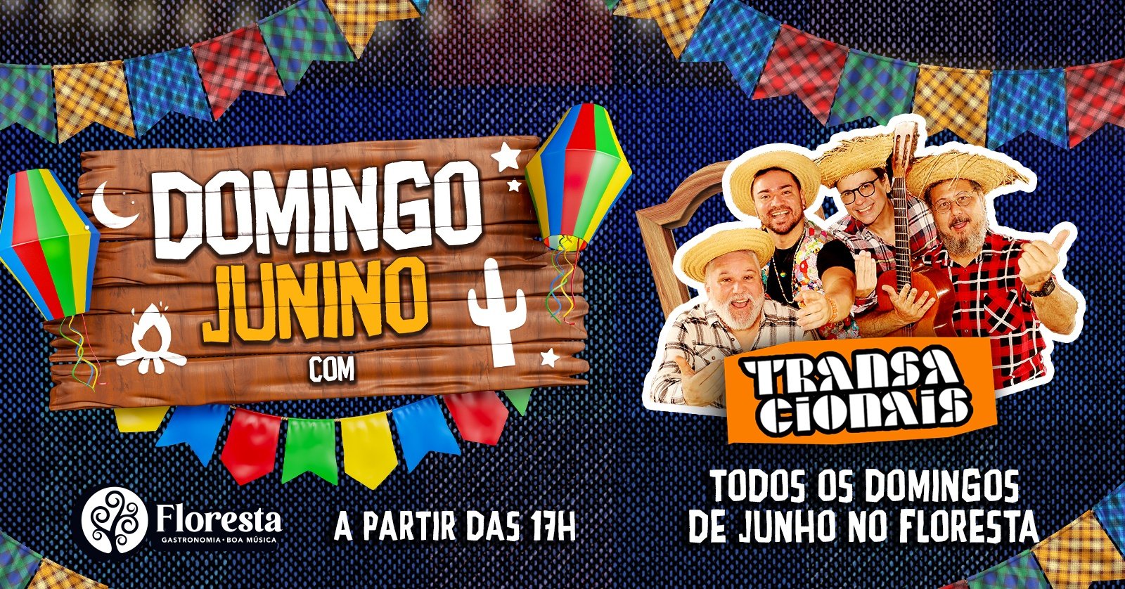 Domingo Junino com os Transacionais