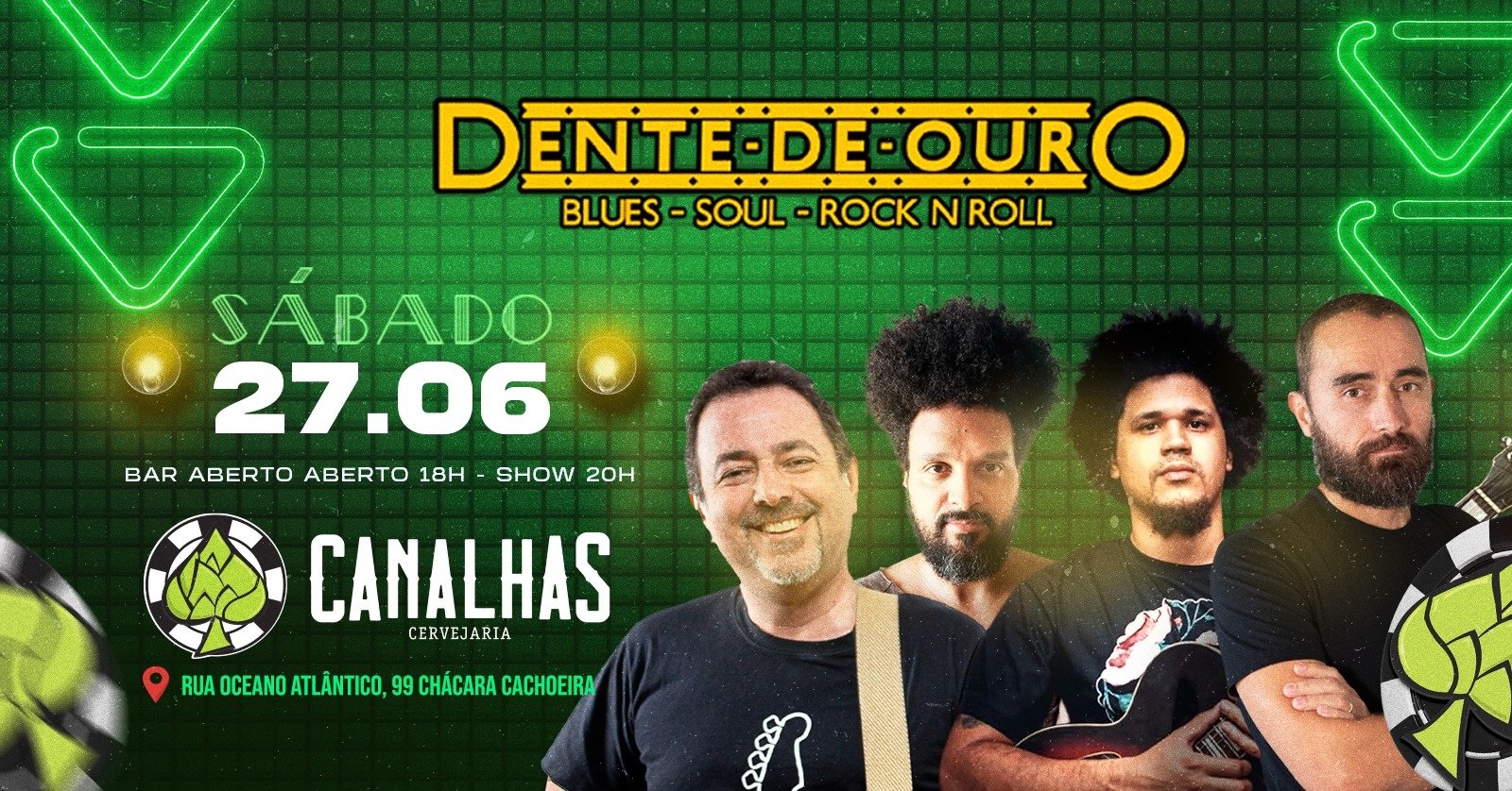 Dente de Ouro no Canalhas Cervejaria