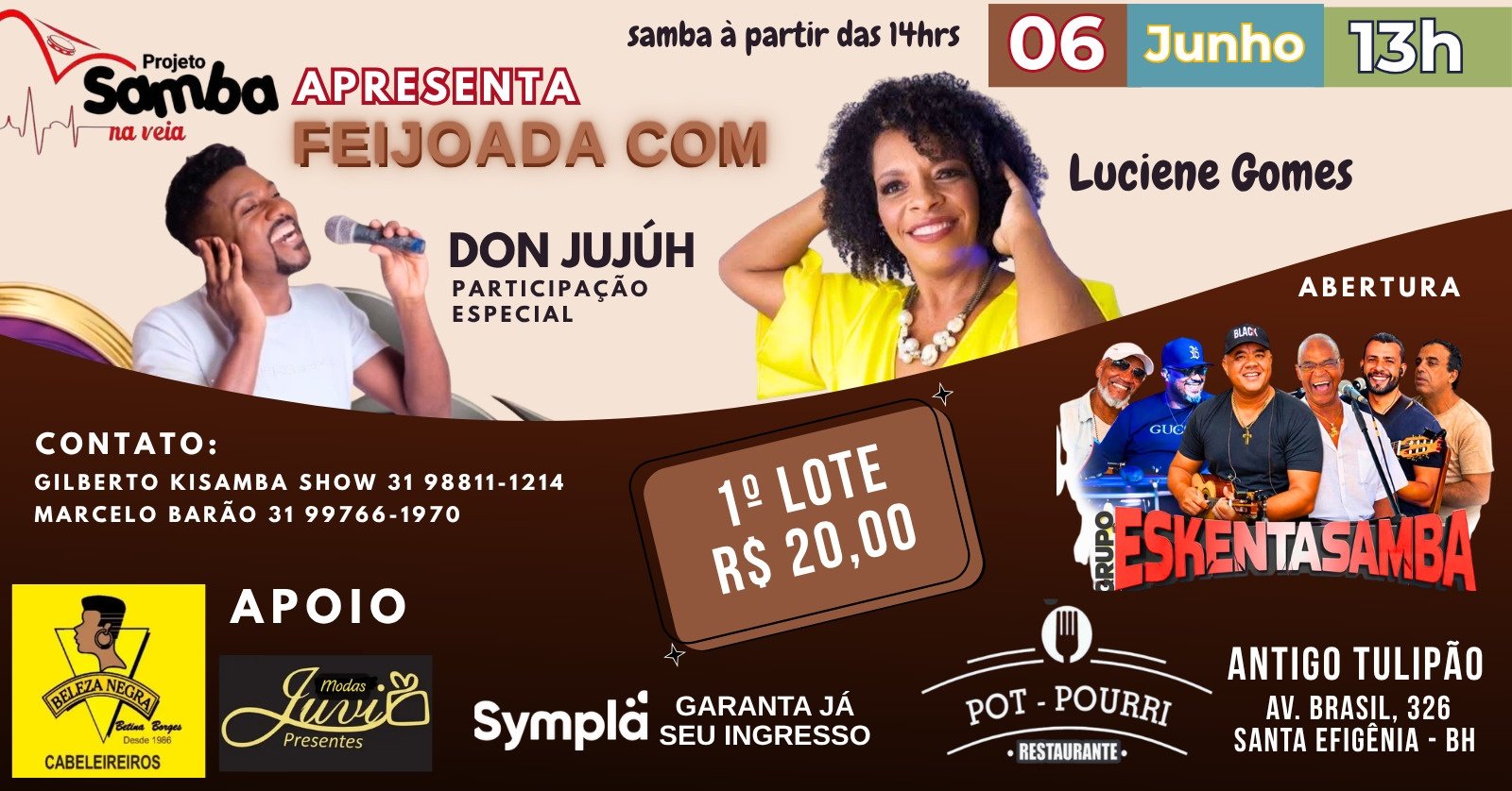 Feijoada com Luciene Gomes