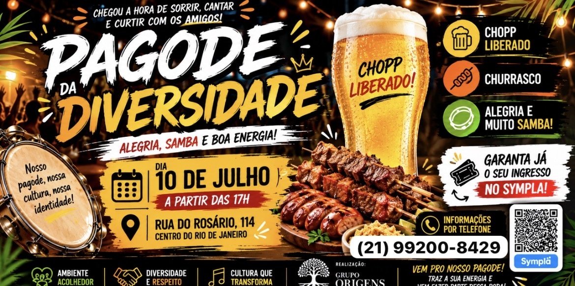 Pagode da Diversidade 10 Julho