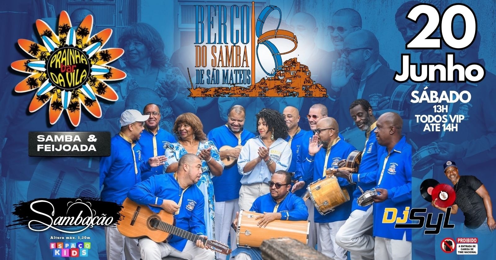 Berço do Samba de São Mateus no Prainha da Vila! (20/06)
