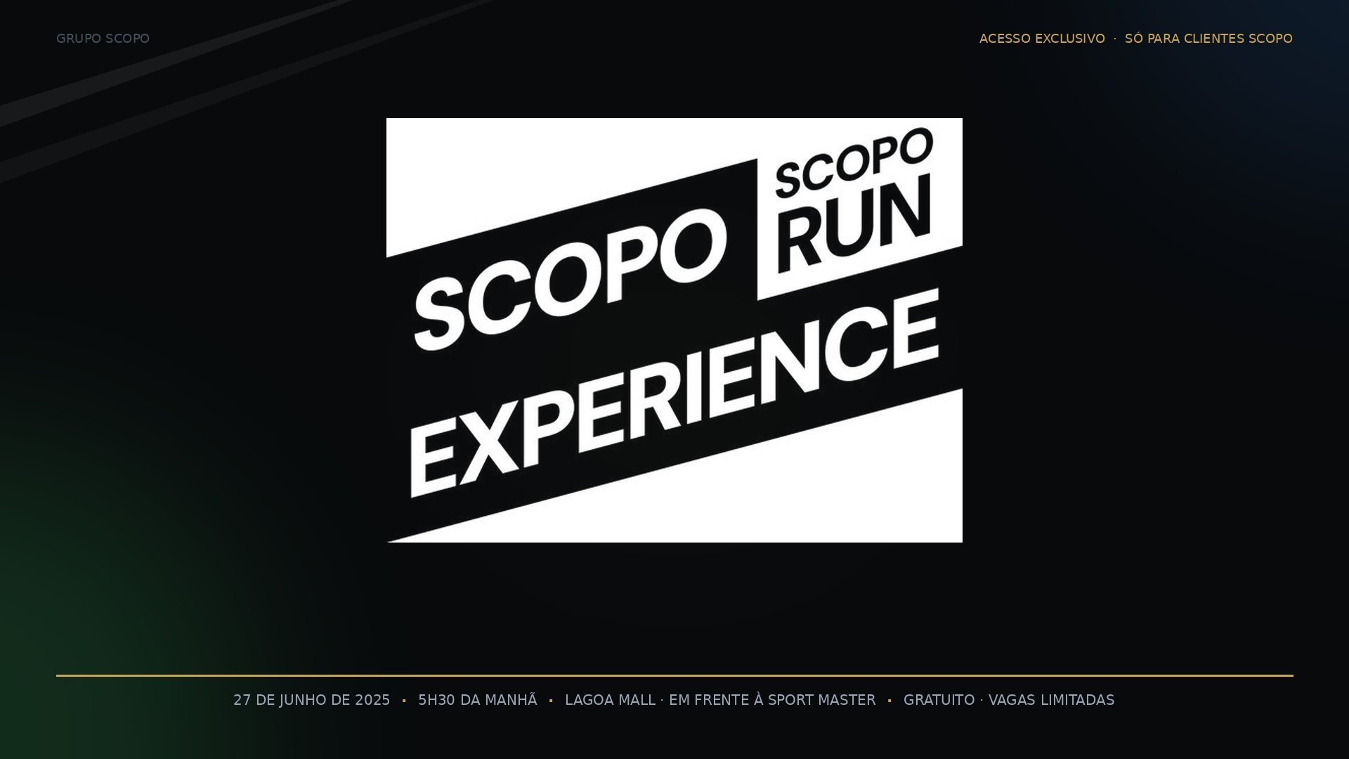 Scopo Experience Run Edição Sport Master