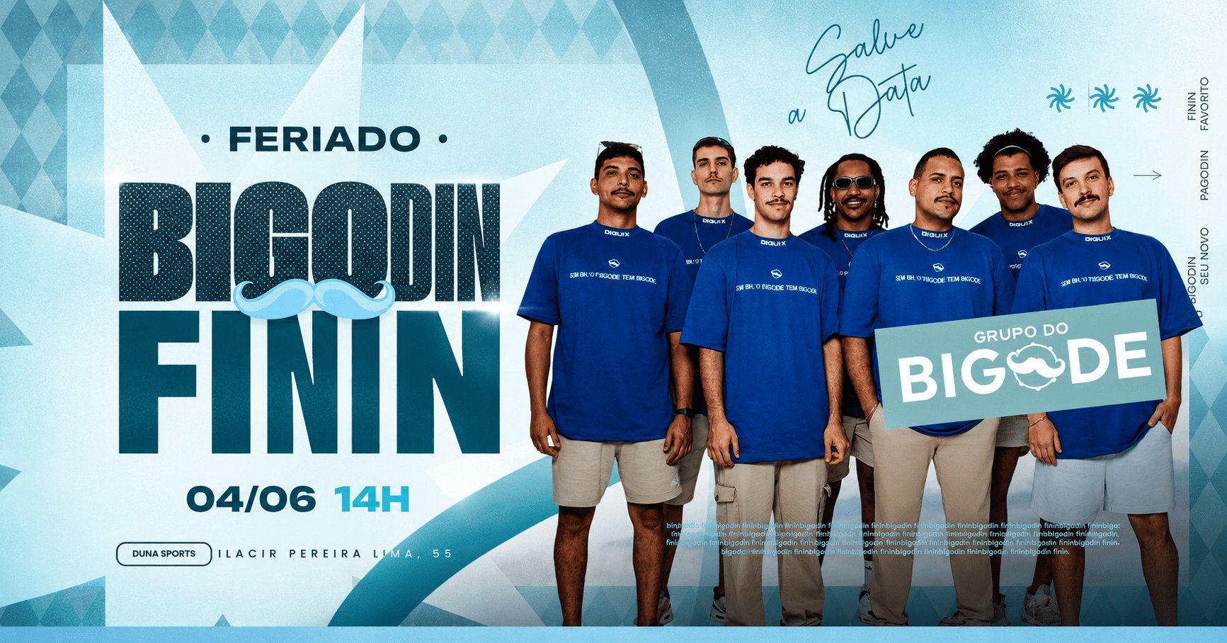 Bigodin Finin | Seu novo pagodin favorito
