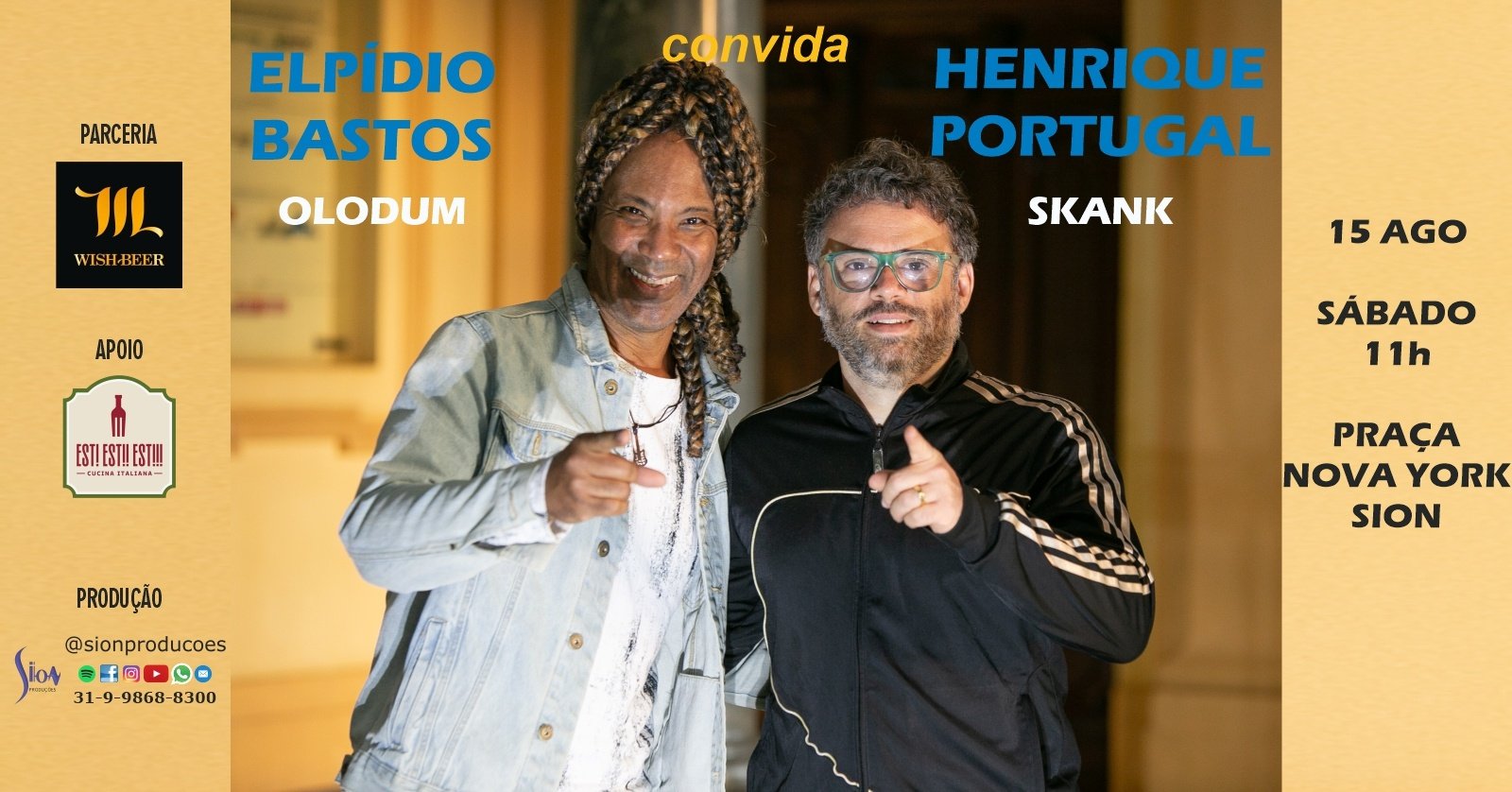 Elpídio Bastos (Olodum) convida Henrique Portugal (Skank)