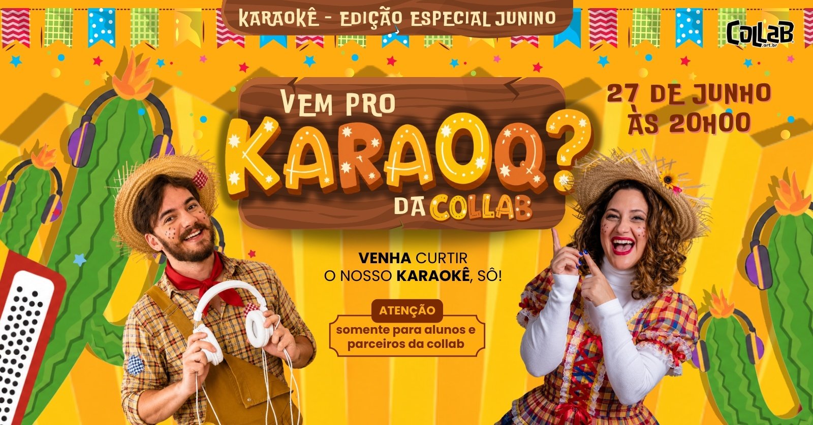 KaraOq? da Collab Edição especial Junino.