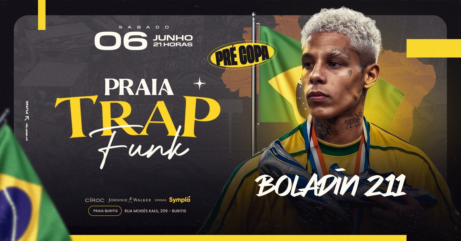 Praia Trap Funk Convida Boladin 211