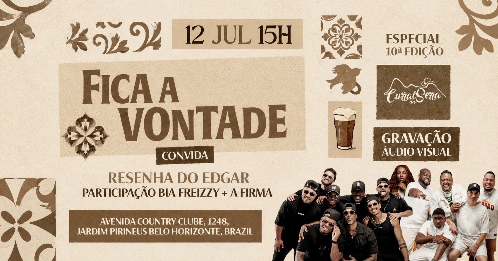 Fica a Vontade | Gravação Áudio Visual