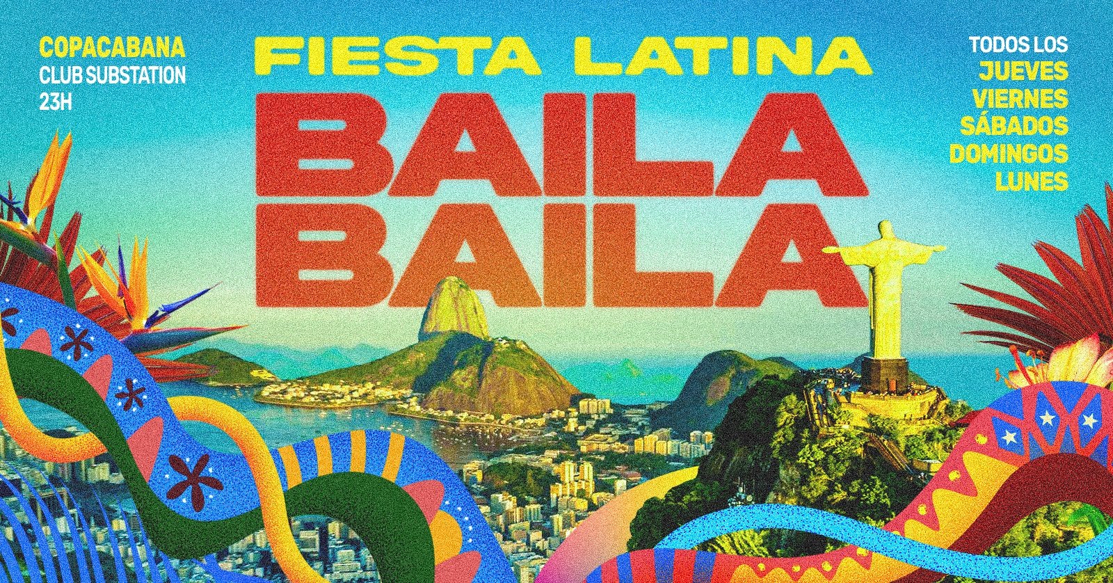 Fiesta Latina Baila Baila |Baile de Reggaeton | Copacabana | 21 de junio