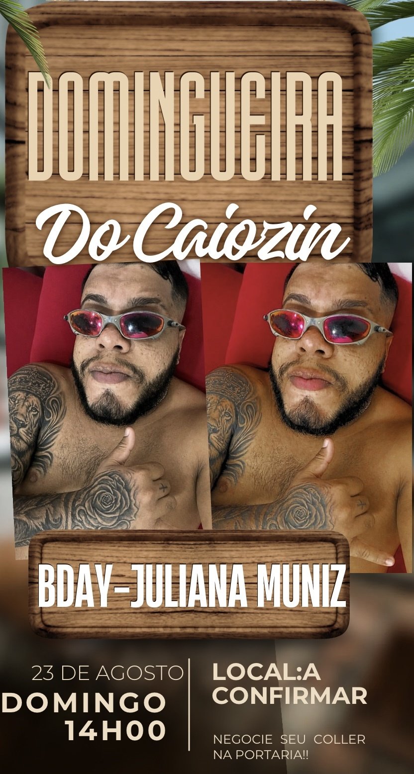 Domingueira do Caiozin Bday Juliana Muniz