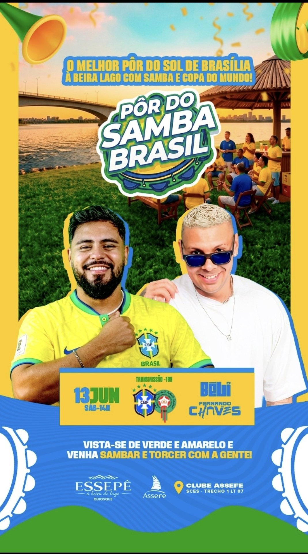 Pôr do Samba Brasil com Chaves e Beli