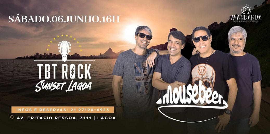 Tbt Rock Sunset Lagoa | Banda Mousebeer | Guto Bastos | Mandarim Lagoa