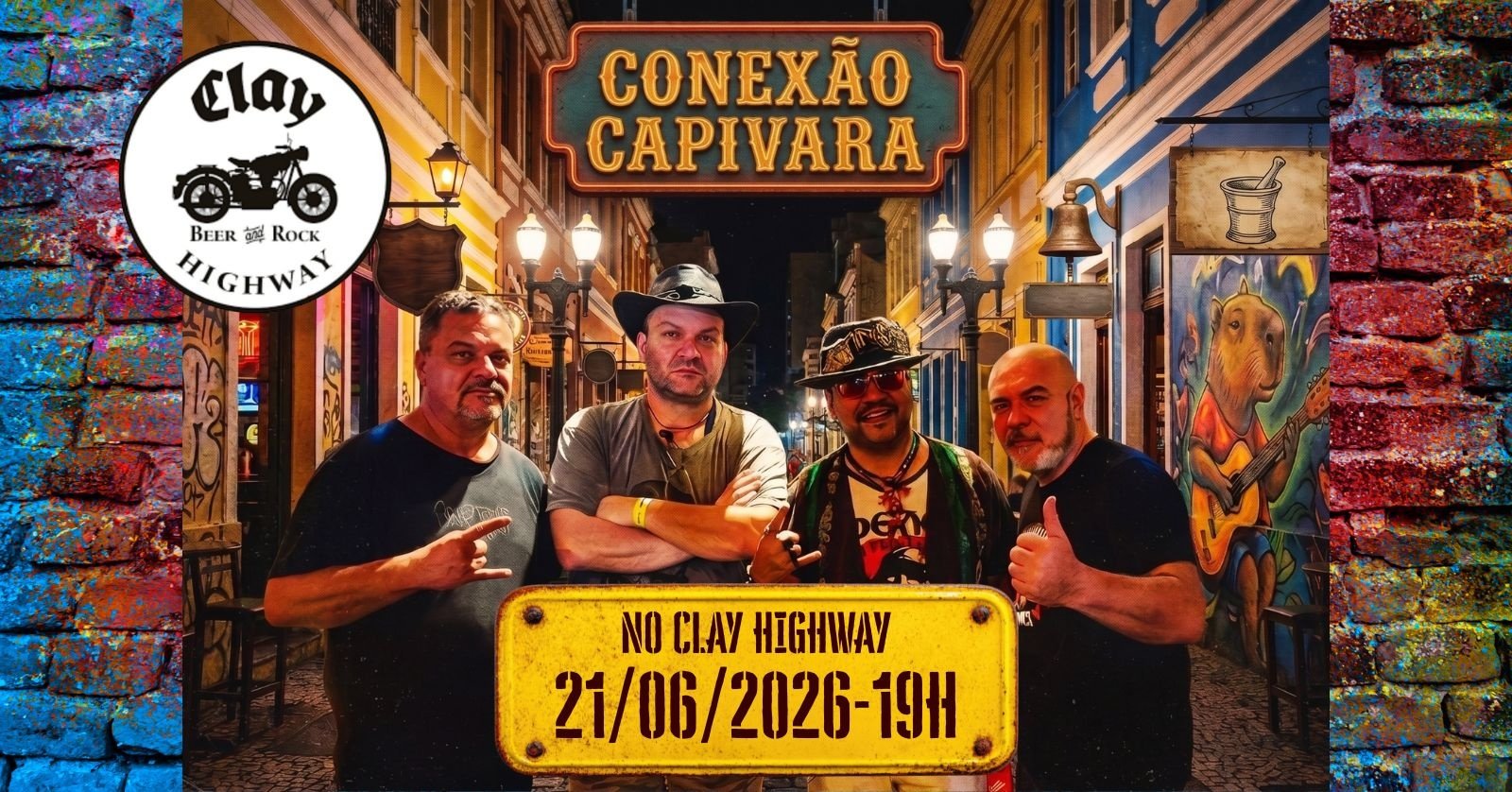 Curitiba Autoral Lab Conexão Capivara no Clay