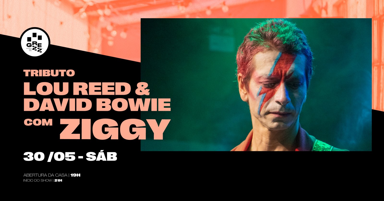 Tributo Lou Reed & David Bowie com Ziggy