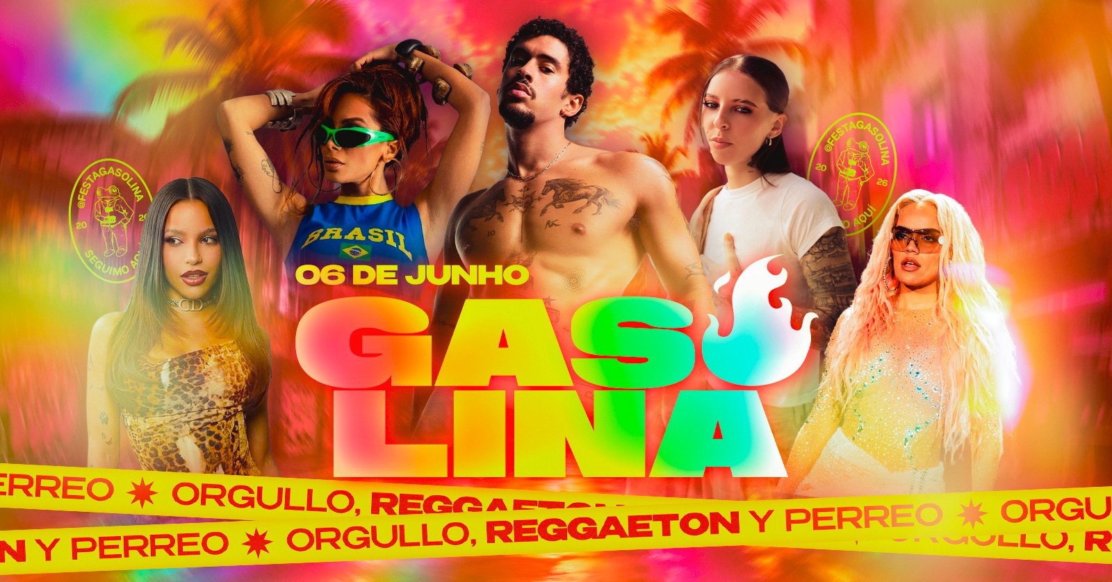 Gasolina: Noite de Perreo y Reggaeton | Sábado | Baile Latino 06.06