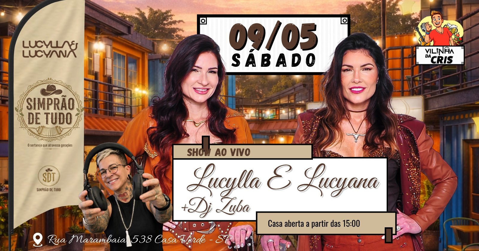 Lucylla e Lucyana Simprão de Tudo | Vilinha da Cris