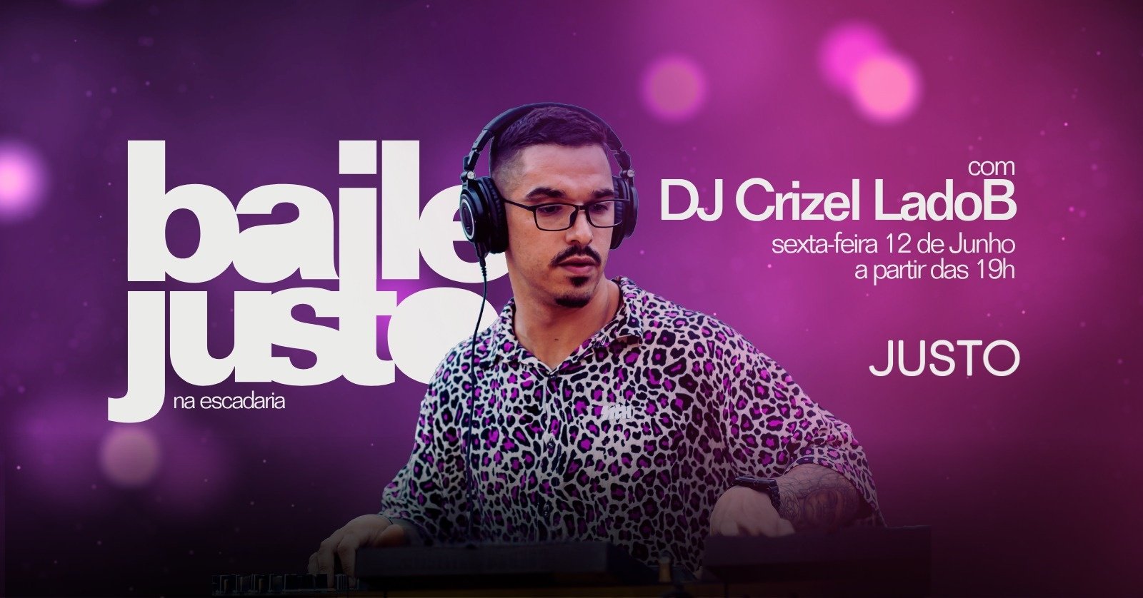 Baile Justo Dia dos Namorados com Dj Crizel