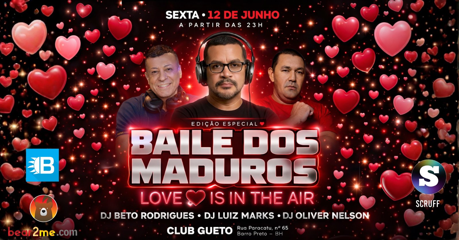 Bailedosmaduros Apresenta: Love Is The Air 12/06 | 23h