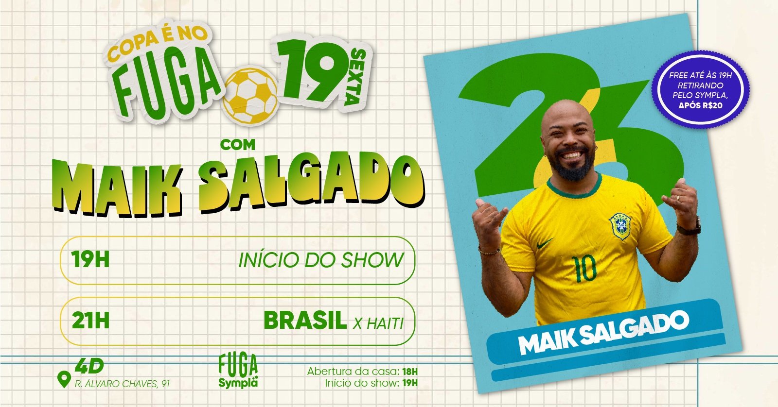 19.06 | Maik Salgado Fuga na Copa Brasil X Haiti com